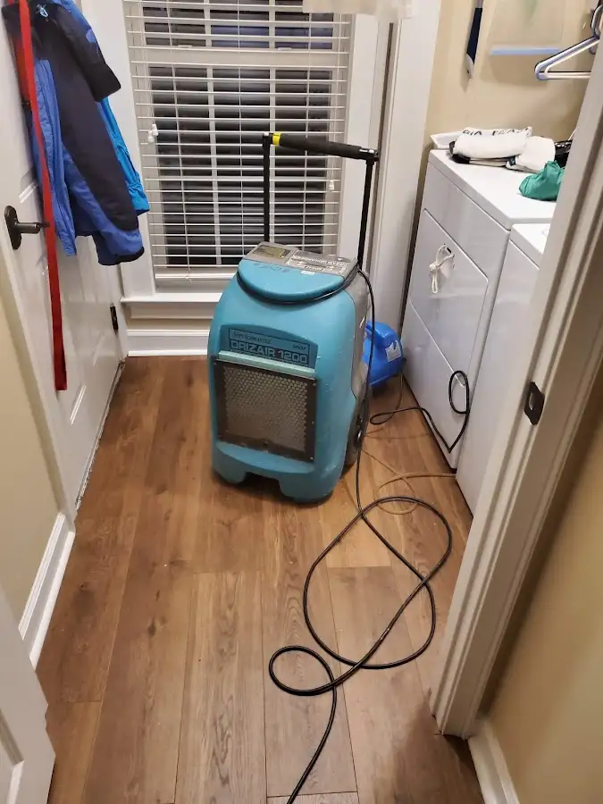 Commercial dehumidifier deployed for Crawl Space Restoration in Fraser